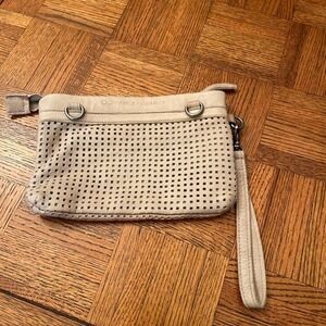 COWBOYS BAG LASER CUT LEATHER CLUTCH